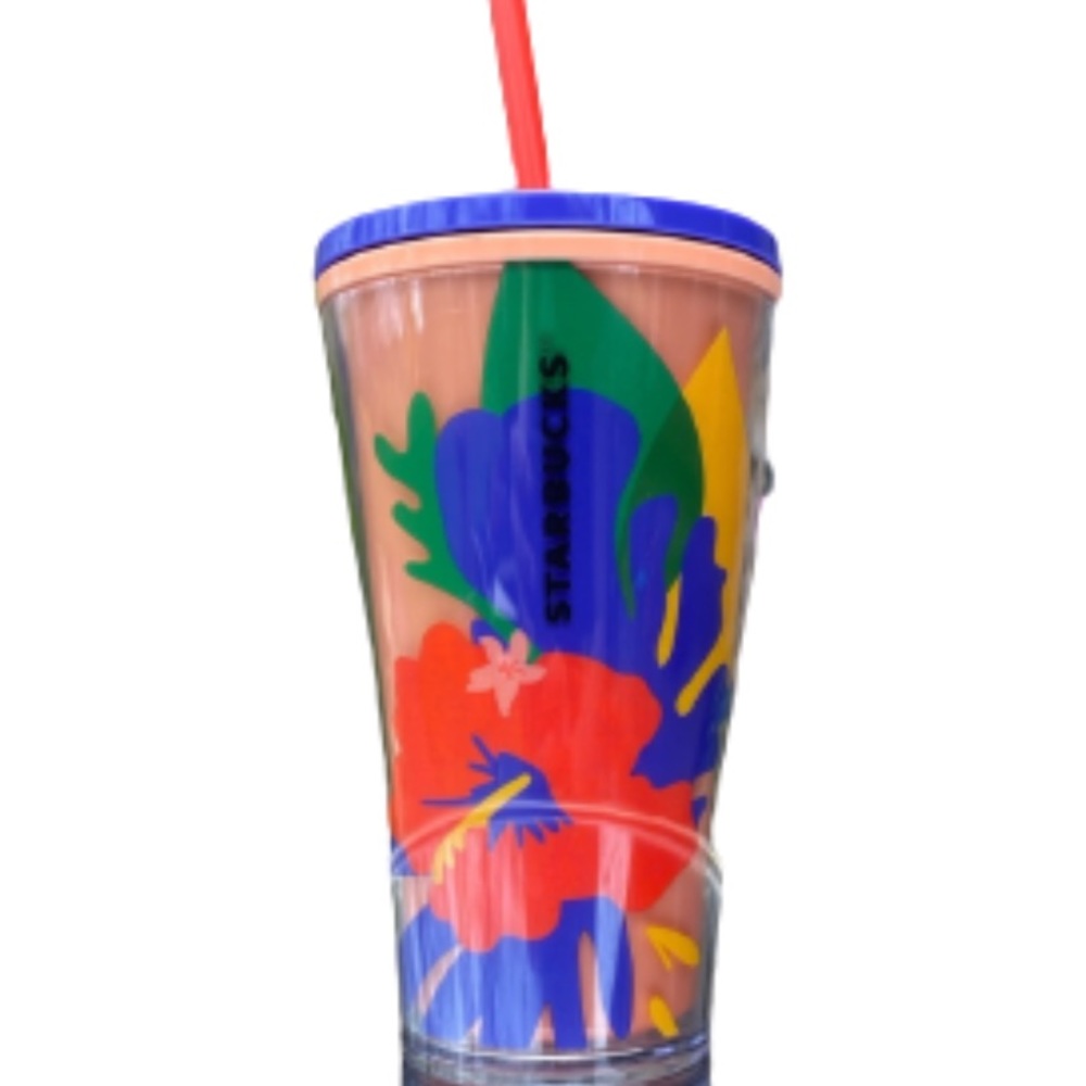 NEW Starbucks Hibiscus Tropical 16oz Cup